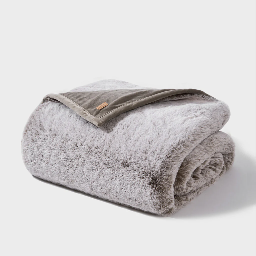 Luxury Faux Fur Blanket - Image 2
